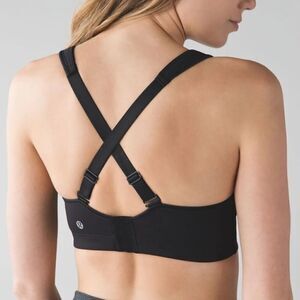 Lululemon ta ta tamer sport bra black